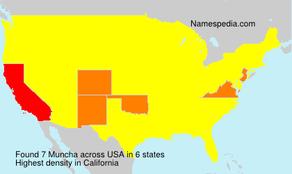 Surname Muncha in USA Surname Muncha in USA