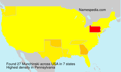 Surname Munchinski in USA Surname Munchinski in USA