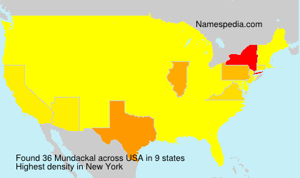 Surname Mundackal in USA Surname Mundackal in USA