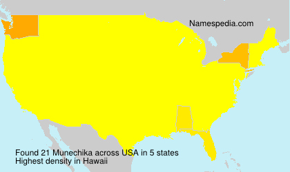 Surname Munechika in USA Surname Munechika in USA