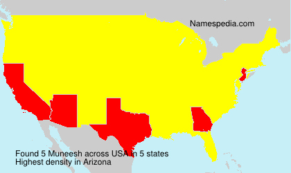 Surname Muneesh in USA Surname Muneesh in USA