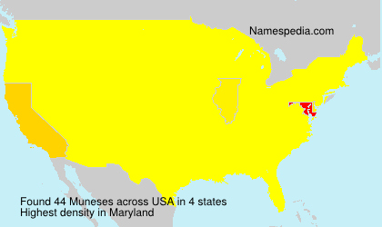 Surname Muneses in USA Surname Muneses in USA