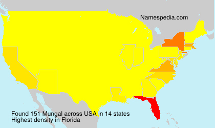 Surname Mungal in USA Surname Mungal in USA