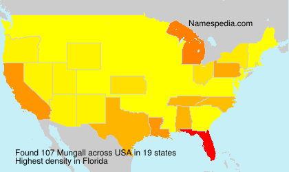 Surname Mungall in USA Surname Mungall in USA