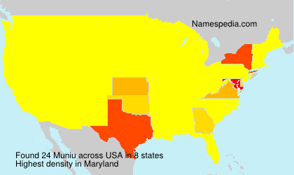 Surname Muniu in USA Surname Muniu in USA