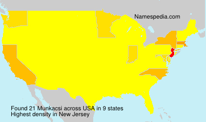 Surname Munkacsi in USA Surname Munkacsi in USA