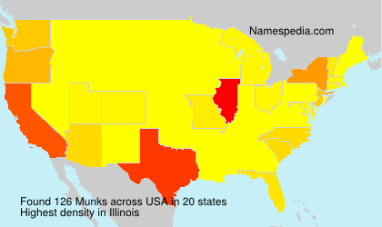 Surname Munks in USA Surname Munks in USA