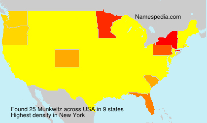 Surname Munkwitz in USA Surname Munkwitz in USA