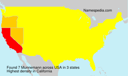 Surname Munnemann in USA Surname Munnemann in USA