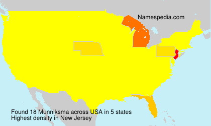 Surname Munniksma in USA Surname Munniksma in USA