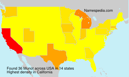 Surname Munot in USA Surname Munot in USA