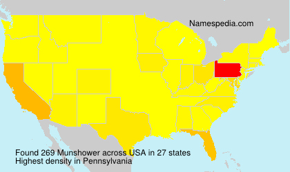Surname Munshower in USA Surname Munshower in USA
