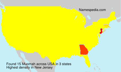 Surname Muomah in USA Surname Muomah in USA