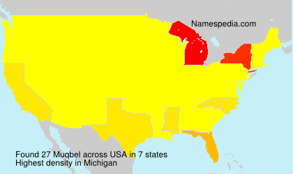 Surname Muqbel in USA Surname Muqbel in USA
