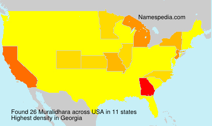 Surname Muralidhara in USA Surname Muralidhara in USA