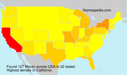 Surname Muran in USA Surname Muran in USA