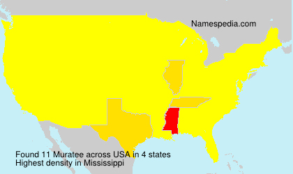 Surname Muratee in USA Surname Muratee in USA