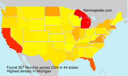 Surname Murchie in USA Surname Murchie in USA