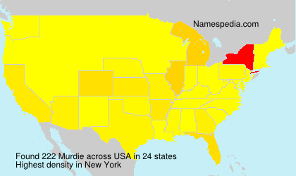 Surname Murdie in USA Surname Murdie in USA
