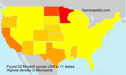 Surname Murdoff in USA Surname Murdoff in USA