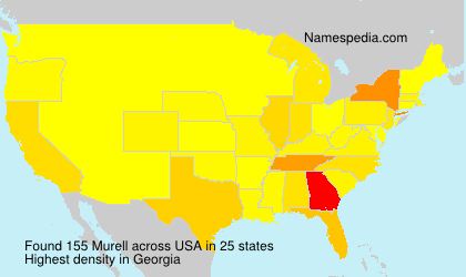 Surname Murell in USA Surname Murell in USA
