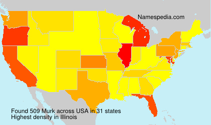 Surname Murk in USA