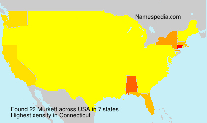 Surname Murkett in USA Surname Murkett in USA