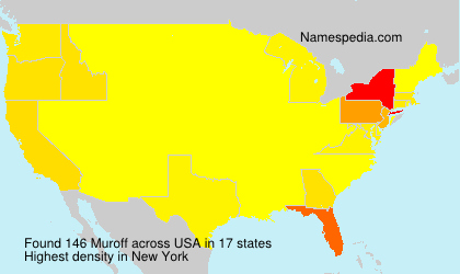 Surname Muroff in USA Surname Muroff in USA