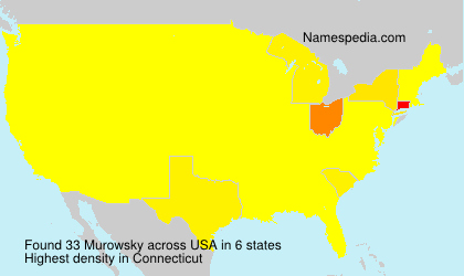 Surname Murowsky in USA