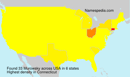 Surname Murowsky in USA Surname Murowsky in USA