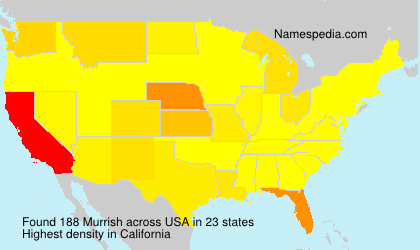 Surname Murrish in USA Surname Murrish in USA
