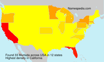Surname Murtada in USA Surname Murtada in USA