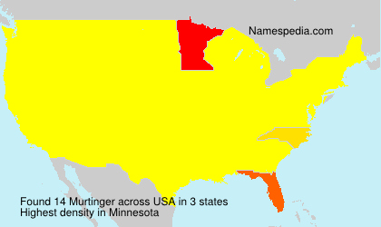 Surname Murtinger in USA Surname Murtinger in USA