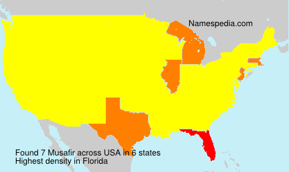 Surname Musafir in USA Surname Musafir in USA