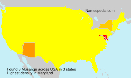 Surname Musangu in USA Surname Musangu in USA