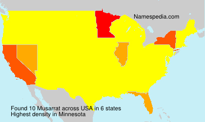 Surname Musarrat in USA Surname Musarrat in USA