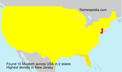 Surname Musbeh in USA Surname Musbeh in USA