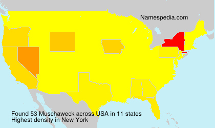 Surname Muschaweck in USA Surname Muschaweck in USA