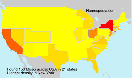 Surname Musci in USA Surname Musci in USA