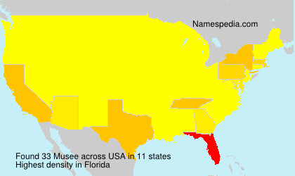 Surname Musee in USA Surname Musee in USA