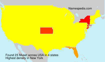 Surname Muset in USA Surname Muset in USA