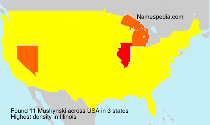 Surname Mushynski in USA Surname Mushynski in USA