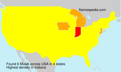 Surname Musib in USA Surname Musib in USA