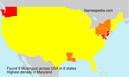 Surname Musinguzi in USA Surname Musinguzi in USA