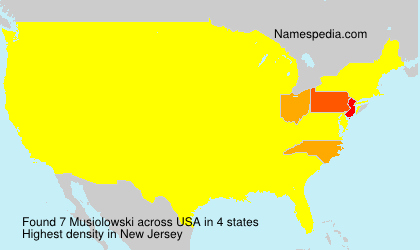 Surname Musiolowski in USA Surname Musiolowski in USA