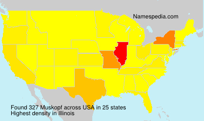 Surname Muskopf in USA Surname Muskopf in USA