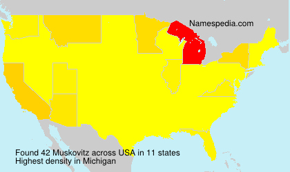 Surname Muskovitz in USA Surname Muskovitz in USA