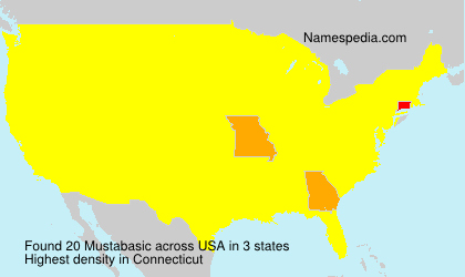 Surname Mustabasic in USA Surname Mustabasic in USA