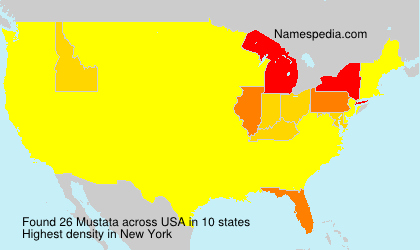 Surname Mustata in USA