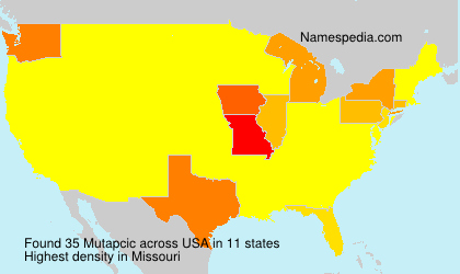 Surname Mutapcic in USA Surname Mutapcic in USA